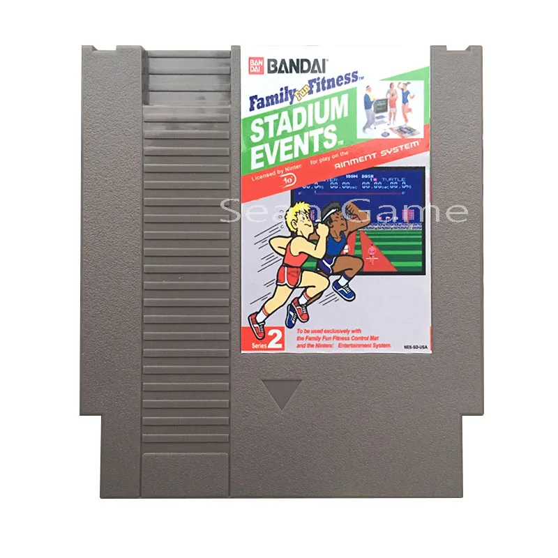 Превосходное качество Famliy Fun игровой Картридж для 8-битной консоли фитнеса и