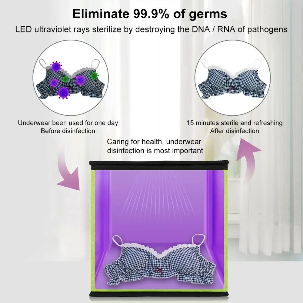 

PULUZ 20cm UV Light Germicidal Sterilizer Disinfection Tent Box