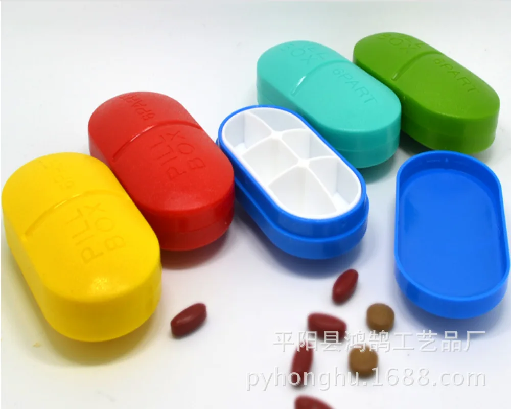 Красочная симпатичная коробка для таблеток семейная жизнь Выдвижной Дорожный