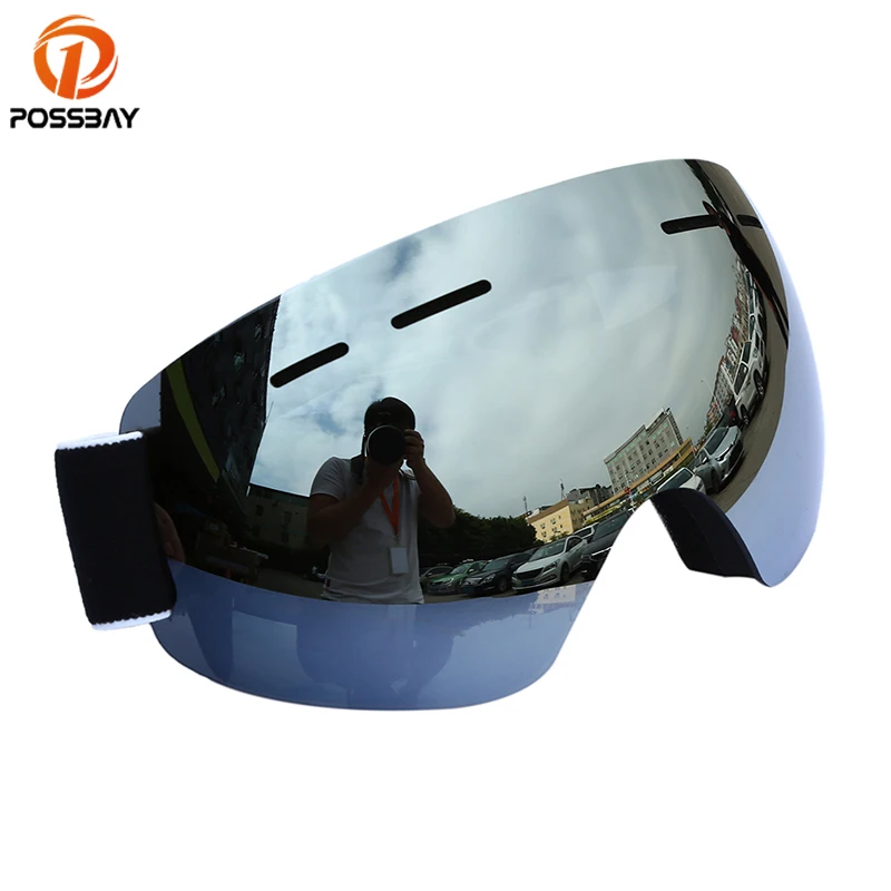 POSSBAY Motorcycle Goggles Glasses Colorful Vintage Motocross Eyewear Dual-layer Snowboard Snowmobile Skiing Cafe Racer | Автомобили и