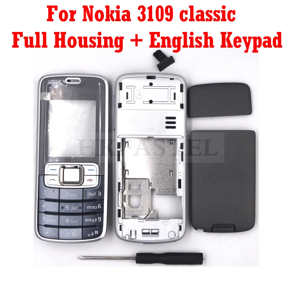 HKFASTEL Новый чехол для Nokia 3110c 3110 Classic 3109c 3109 мобильный телефон Полный Корпус с