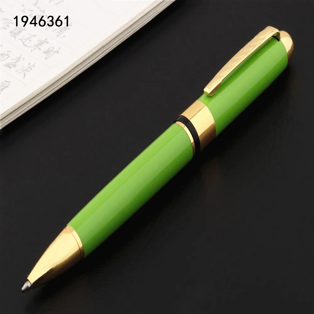 Высокое качество 250 зеленый цвет Бизнес Офис Средний наконечник шариковая ручка