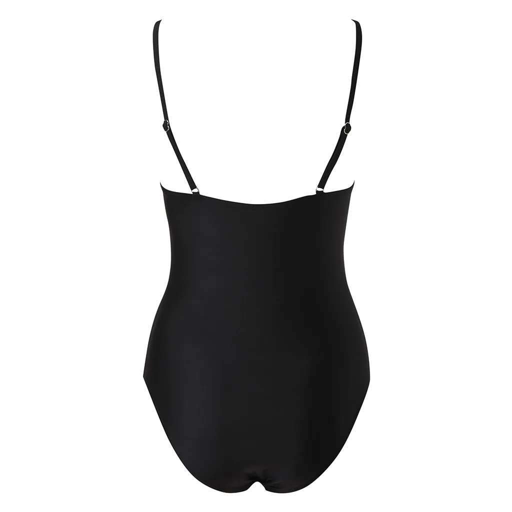 Женский цельный купальник монокини бюстгальтер с вкладышами пуш ап купальный