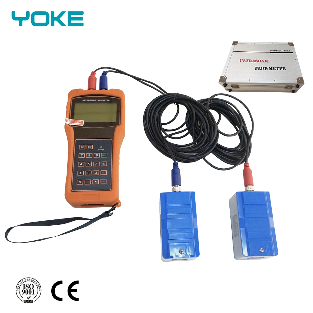 

high temperature resistant -40 -160 degree celsius handheld Ultrasonic Flow Meter