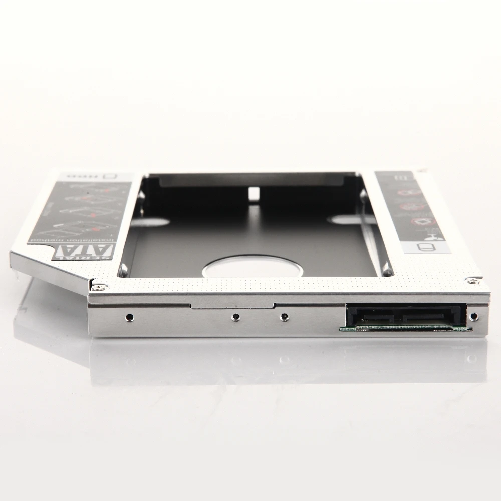 Универсальный алюминиевый 12 7 мм SATA 2nd жесткий диск HDD SSD Optical bay Caddy Frame для Sony Vaio