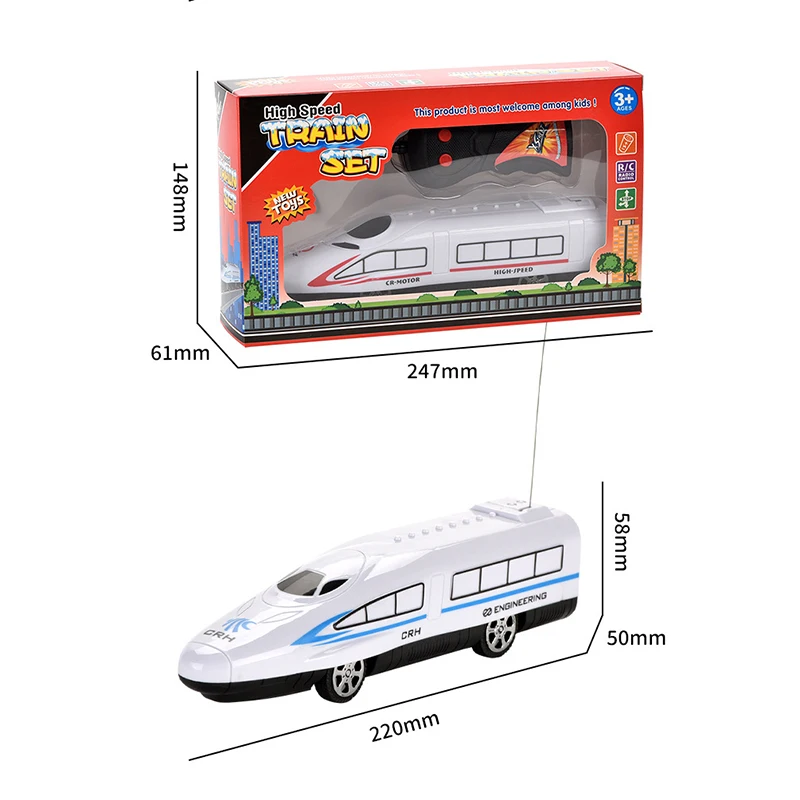 

Remote Control High-speed Rail Harmony Simulation EMU Model Children Boy Puzzle Multifunctional Small Train Rail Car Toy 2200