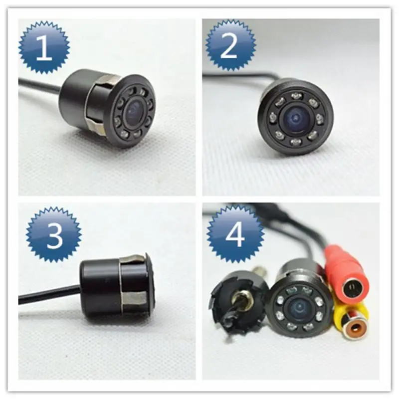 

8 LED Car Rear View Reverse Parking HD Camera Night Vision Cam Waterproof 170 Degree Automatic Parking Monitor Camera