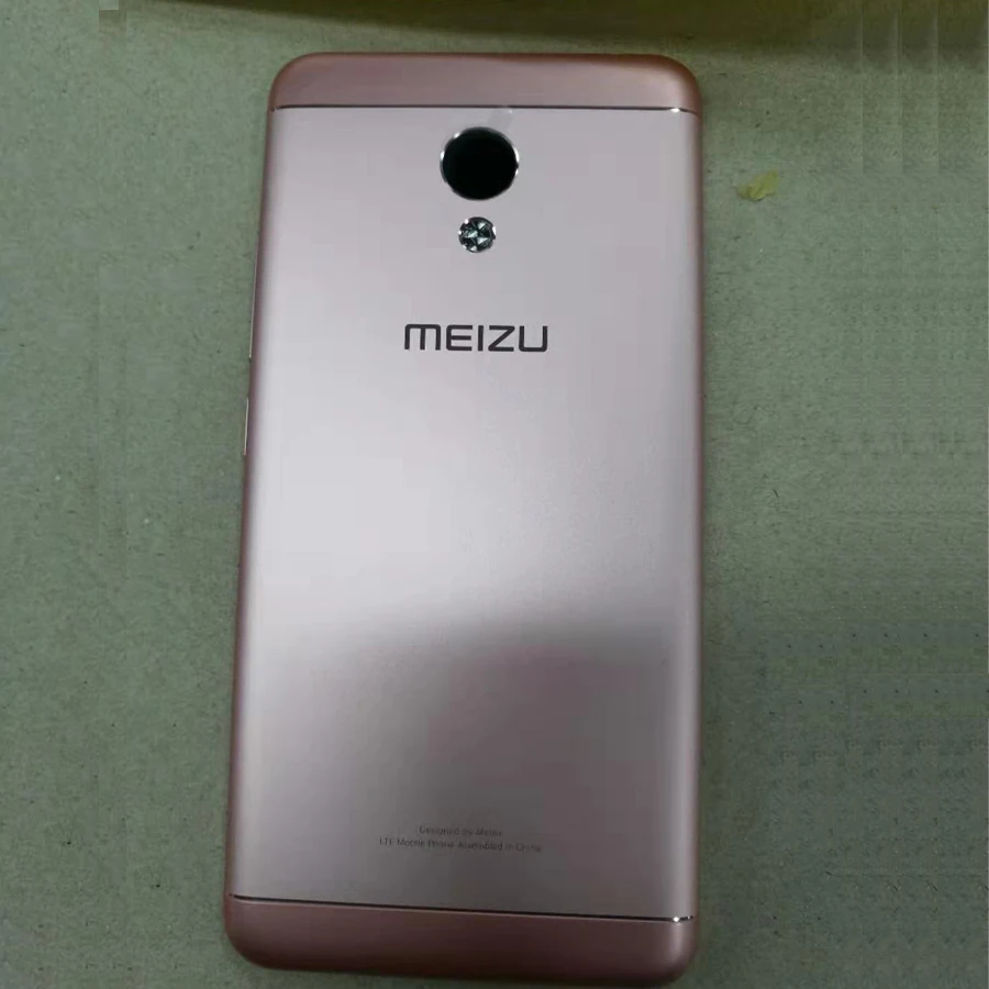 Официальная задняя батарея Обложка для Meizu M3s мини металлический чехол для телефона для Meilan 3s Y685C Y685Q Y685M Y685H запасные части - Цвет: Розовый