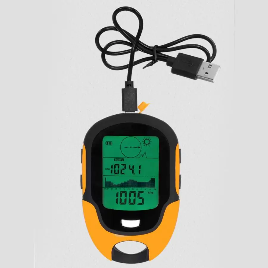 Уличный барометр для рыбалки Многофункциональный цифровой альпинизм альтиметр