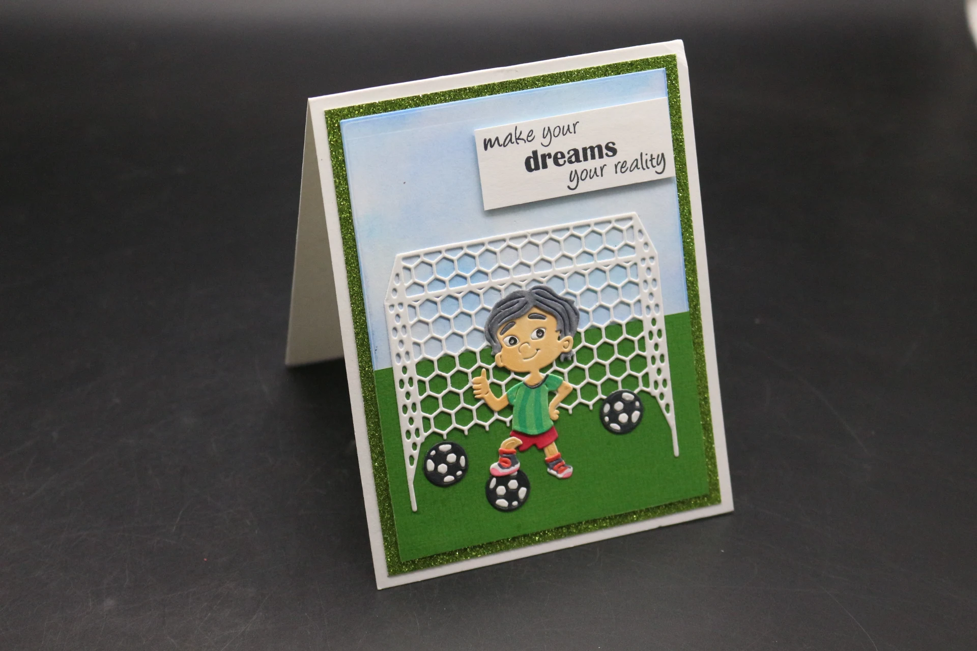 Новое поступление 2019 скрапбукинг футбольного мальчика умственная вырубная