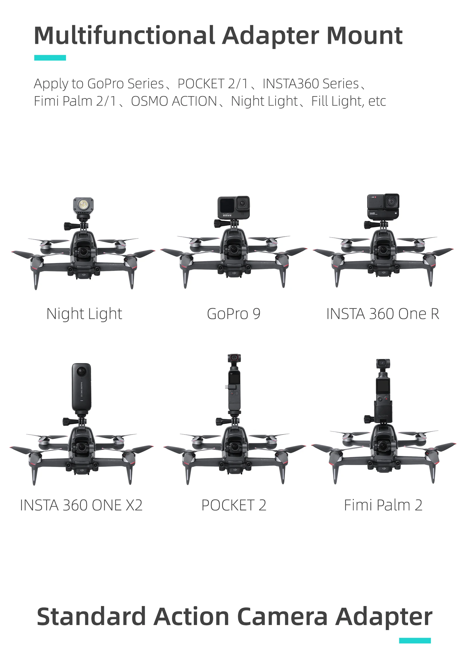 Камера Топ удлиненный кронштейн для DJI Mavic Pro FPV комбо Drone аксессуары мобильного