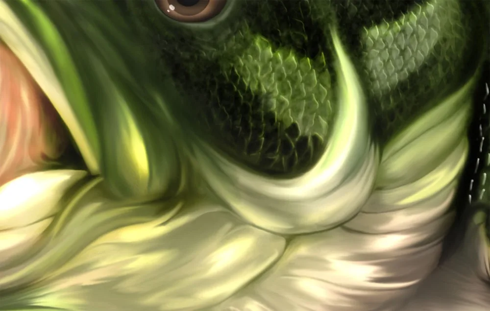 Пара 12 &quotбольшой рот бас наклейка&quot рыба &quotрыболовная виниловая наклейка лодка