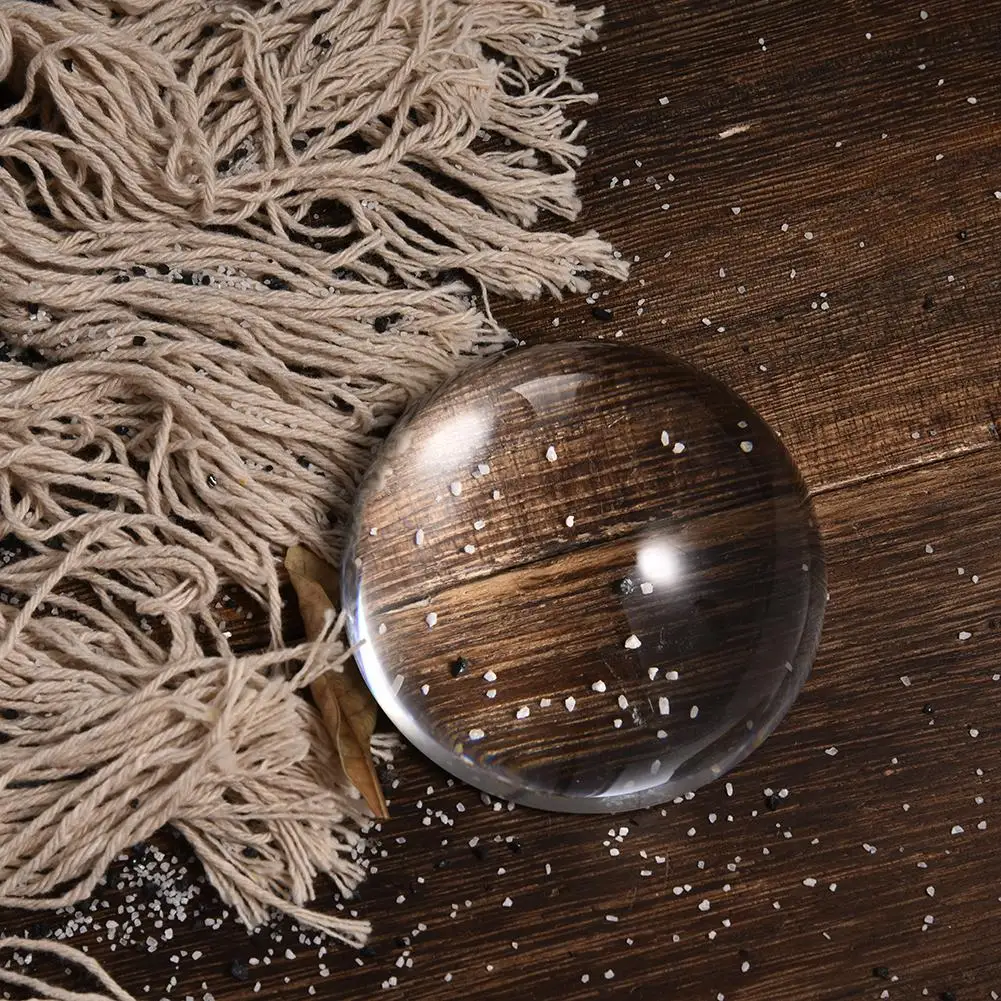 Увеличительное стекло пресс папье Купольные лупы полухрустальный шар 80 мм