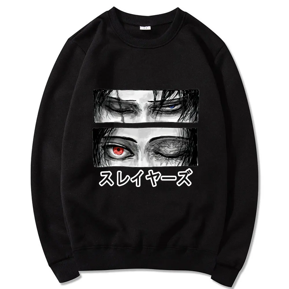 

Japanese Anime Attack on Titan AOT Costume Men Tracksuit Ackerman Levi Clothes Long Sleeve White Casual Sweatshirts