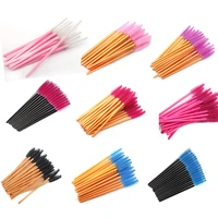newcome all colors 2050 pcspack eyelash extension makeup brush applicator wands eye lashes makeup tools
