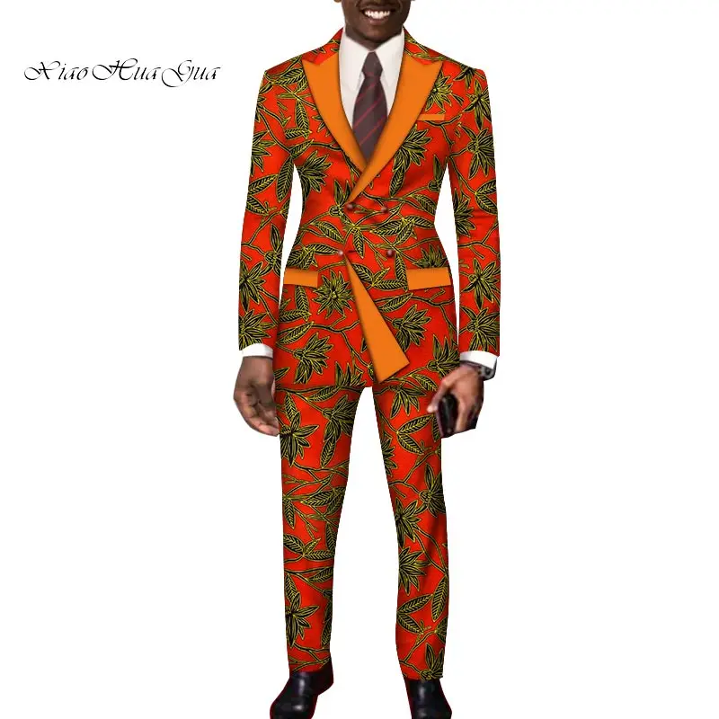 Комплект из 2 предметов для мужчин комплект в африканском стиле Комплекты фут