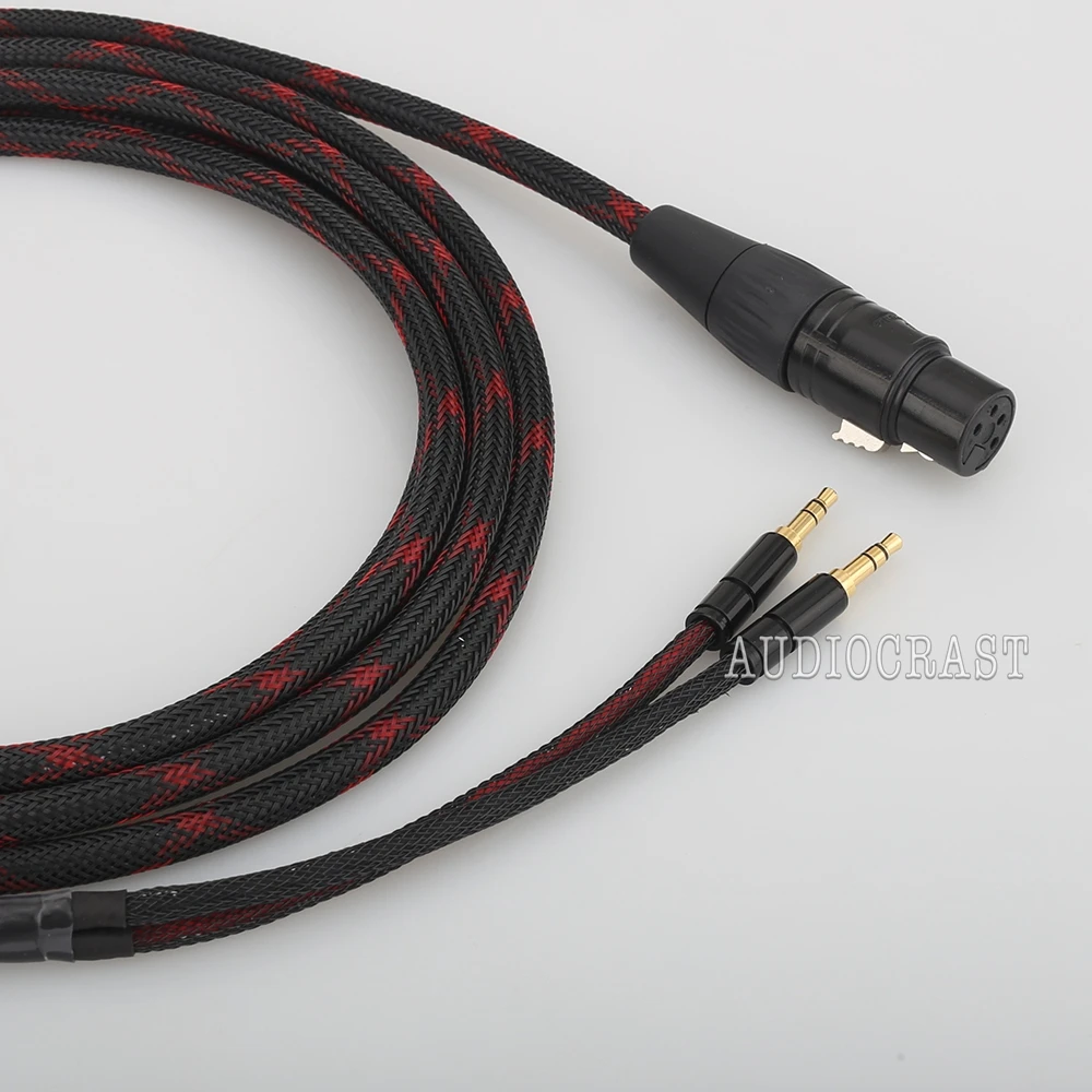 Audiocrast 2x3 5 мм стерео аудио разъем для 4-контактного xlr сбалансированный кабеля