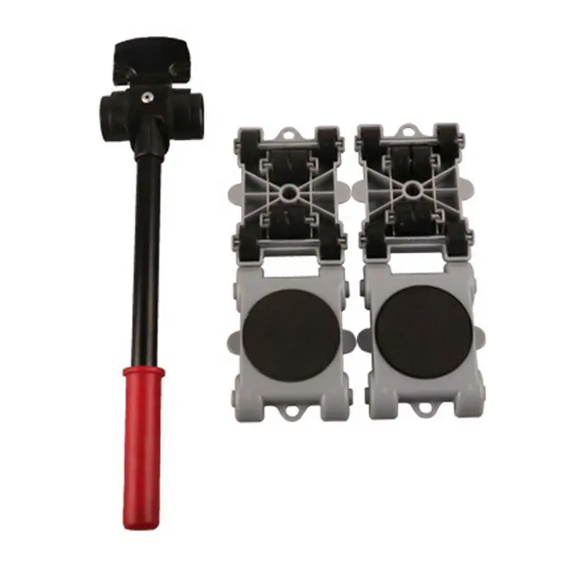 

8pcs Furniture Mover Tool Set Transport Shifter Lifter Wheel Heavy Stuffs Moving U50E