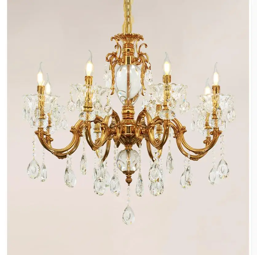 Светодиодный светильник из меди в европейском стиле декоративная бронзовая