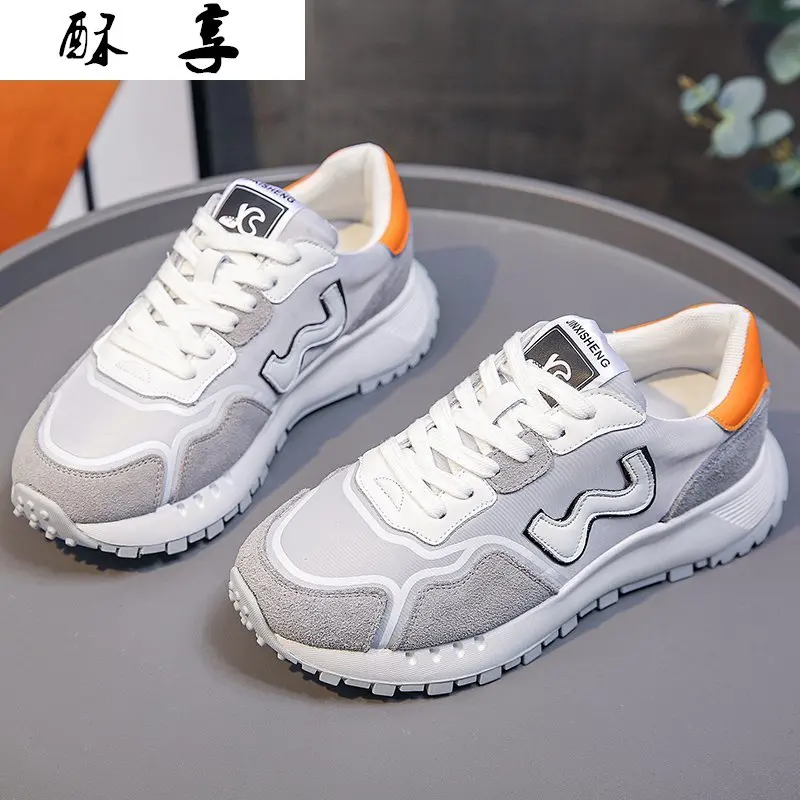 

Женские кроссовки на шнуровке, повседневные уличные кроссовки на платформе, удобная обувь с вулканизированной подошвой, весна 2021