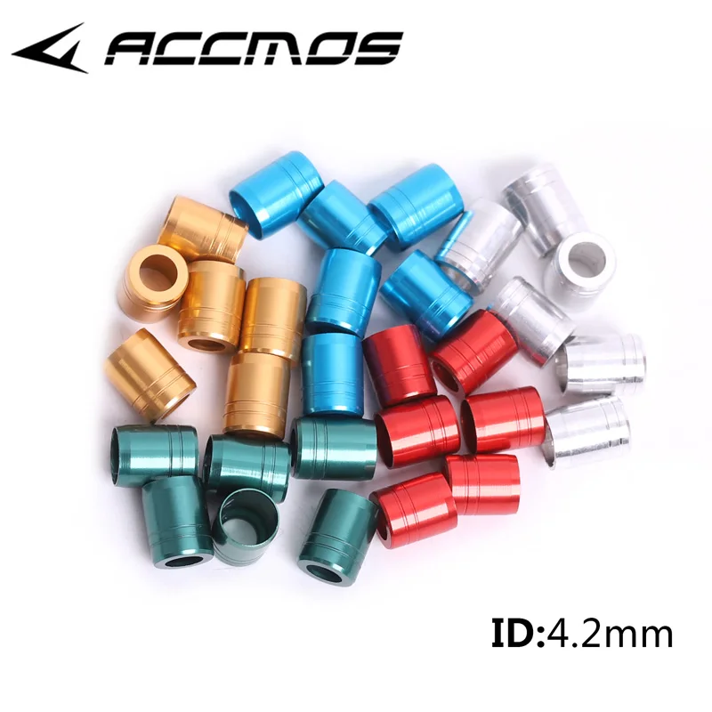 50pcs Explosion-proof Ring Arrow Collar For ID 4.2mm OD 5.4mm- 6.1mm Arrow Shaft Ring Rear-end Ring,Bow Accessories