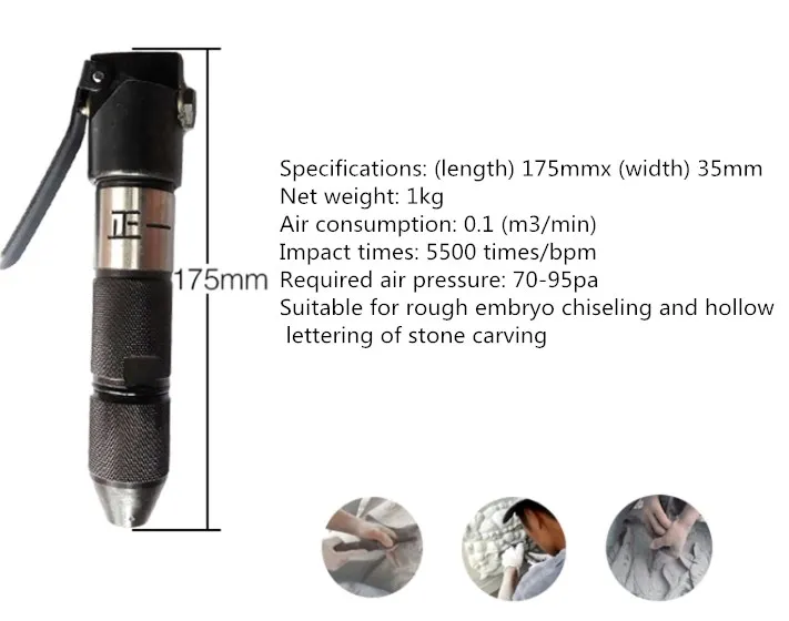 Инструменты для резьбы по камню пневматический гравировальный станок ручка