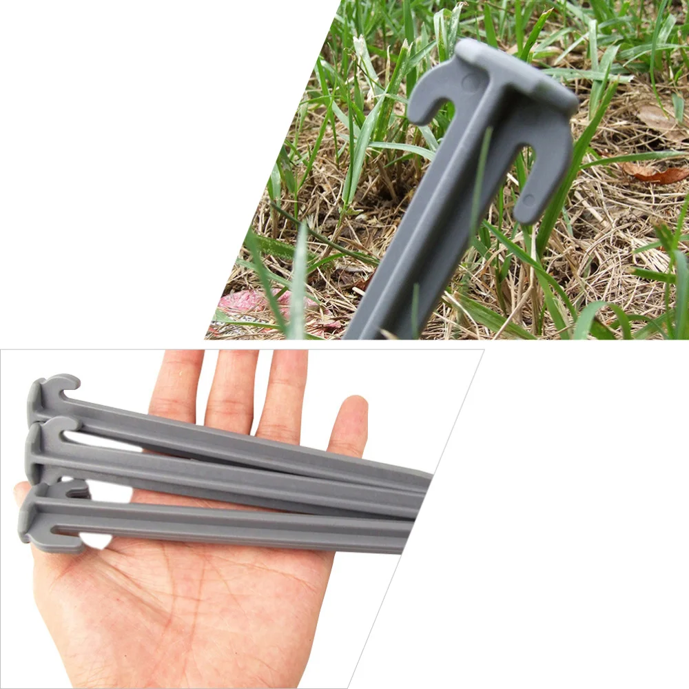 

5pcs Camping Leisure Tent Nails High-strength Nails Beach Grassland Windproof Non-Rust Camping Family Tent Nails
