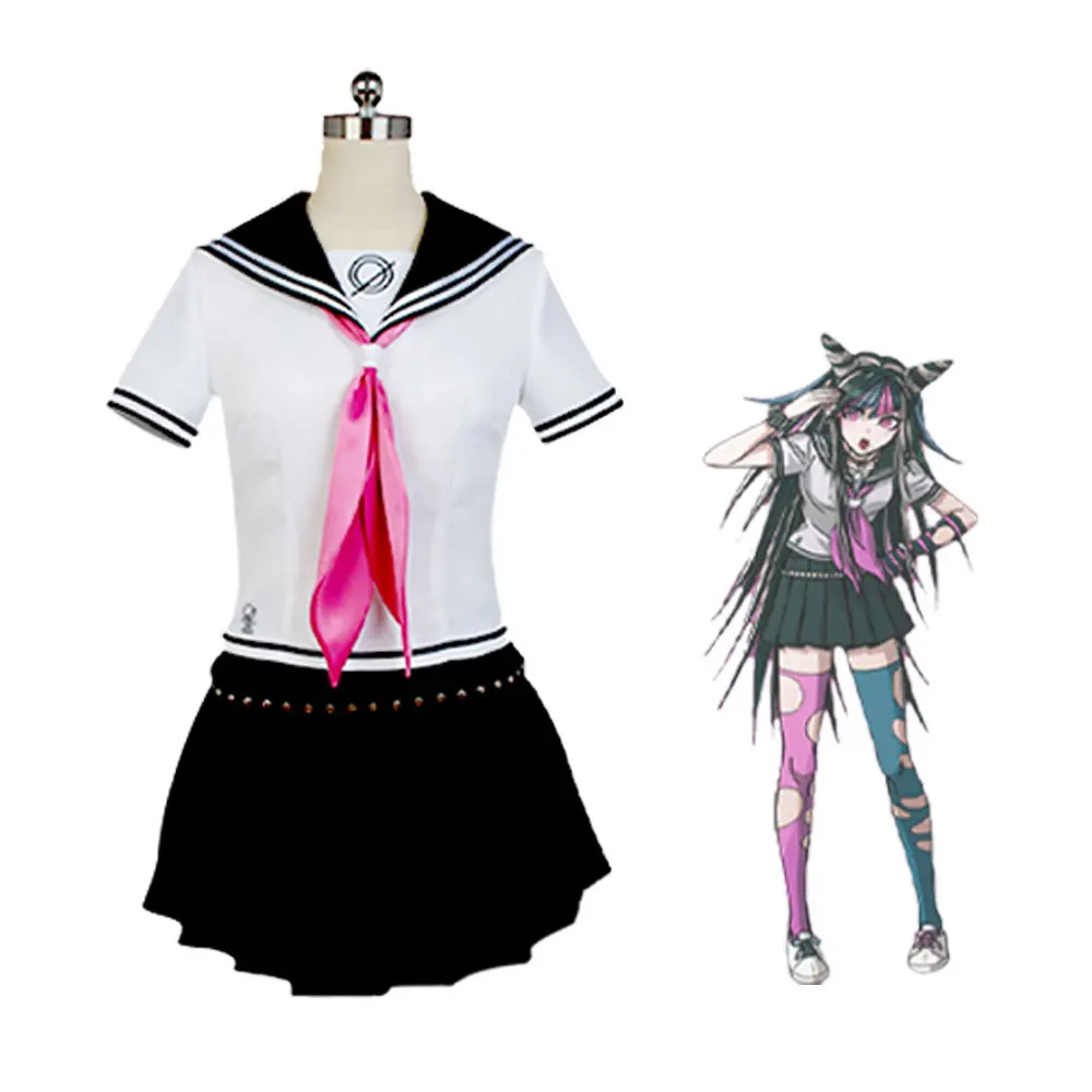 Новый костюм Danganronpa для косплея акамацу КАЕДЕ женская униформа аниме