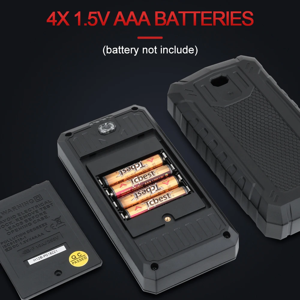 Цифровой мультиметр тестер напряжения конденсатор True RMS 6000 отсчетов измеритель