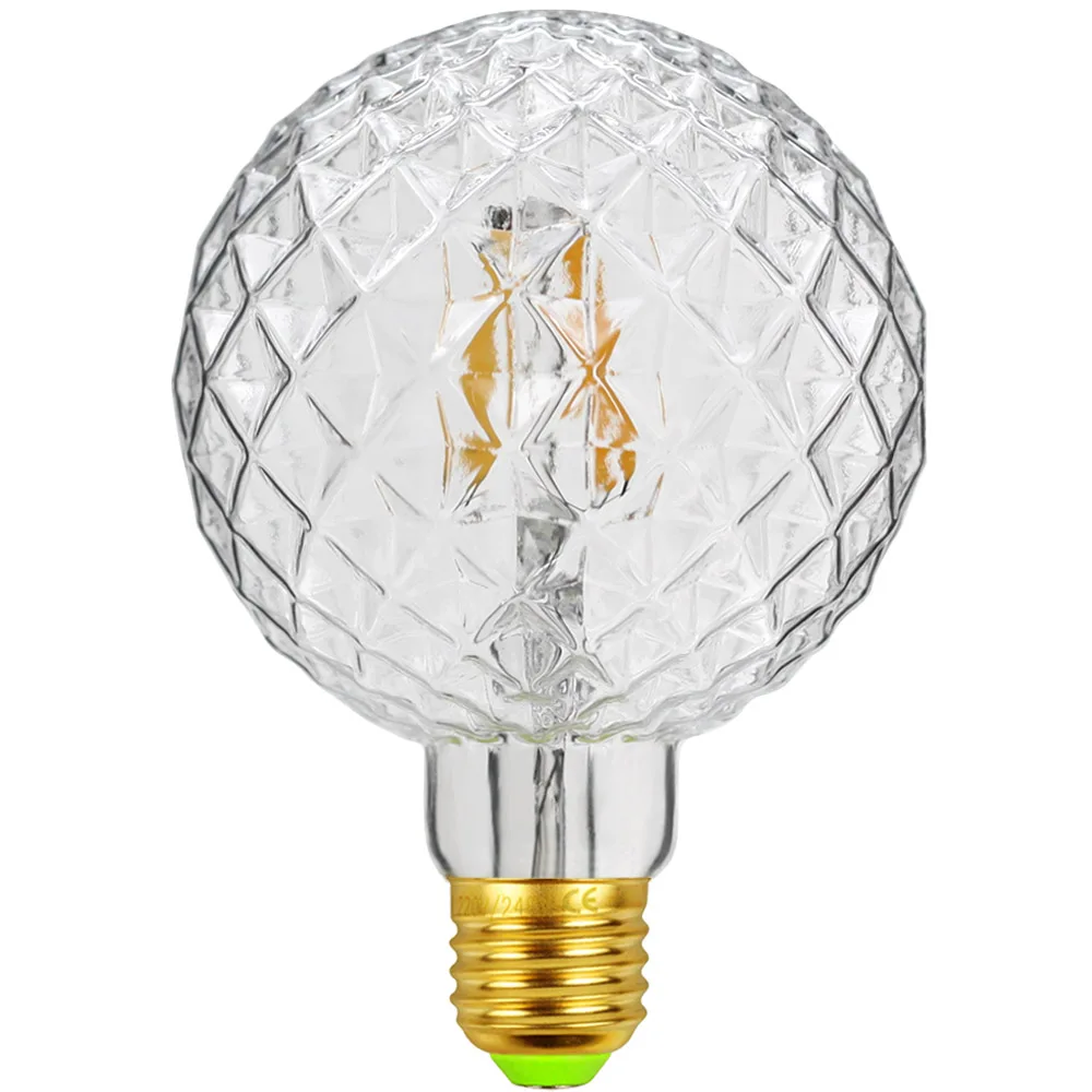 

TIANFAN Led Bulbs Vintage Light Bulb 4Watts 220/240V Decorative Light Bulb G95 Crystal Clear Edison Bulb