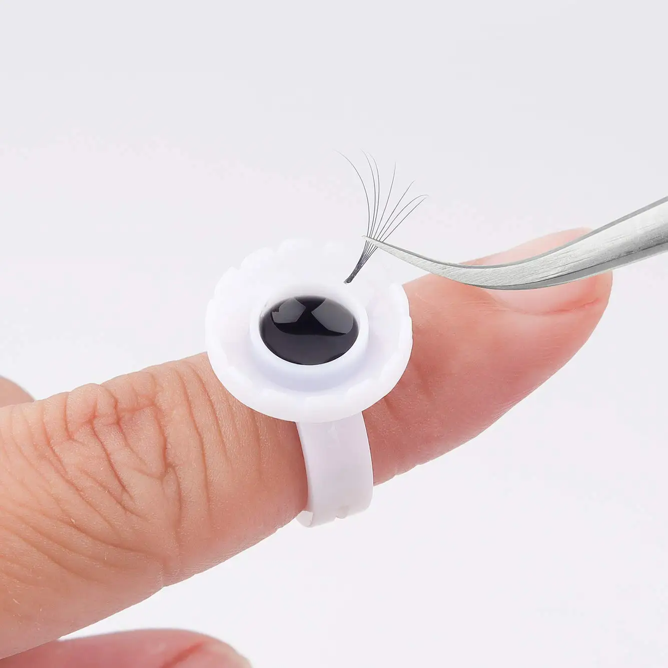 Чернила для татуировок ATOMUS 100 шт. кольцевые чашки пигмент бровей держатель