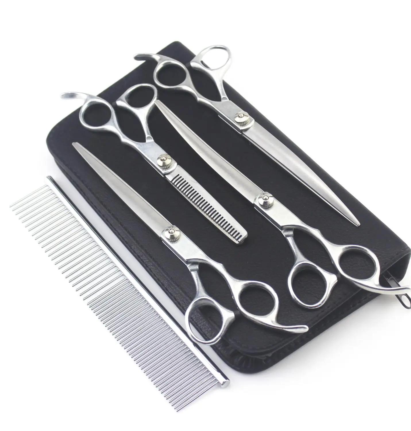 Ножницы для стрижки собак 7 0 дюймов 4 шт. в наборе