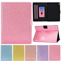 tablet cover for lenovo tab m10 10 1 inch tb x605l tb x605f glitter bling leather stand case for coque lenovo tab m10 cover case