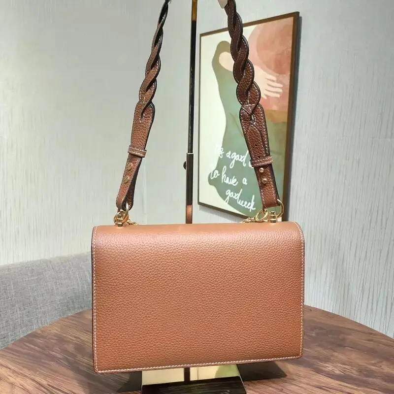 

New high-quality designer organ bag lychee grain leather cowhide large-capacity handbag lady shoulder bag