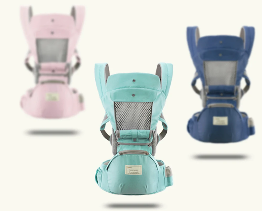 

2020 Breathable Ergonomic Baby Carrier Backpack Portable Infant Baby Carrier Kangaroo Hipseat Heaps Baby Sling Carrier Wrap