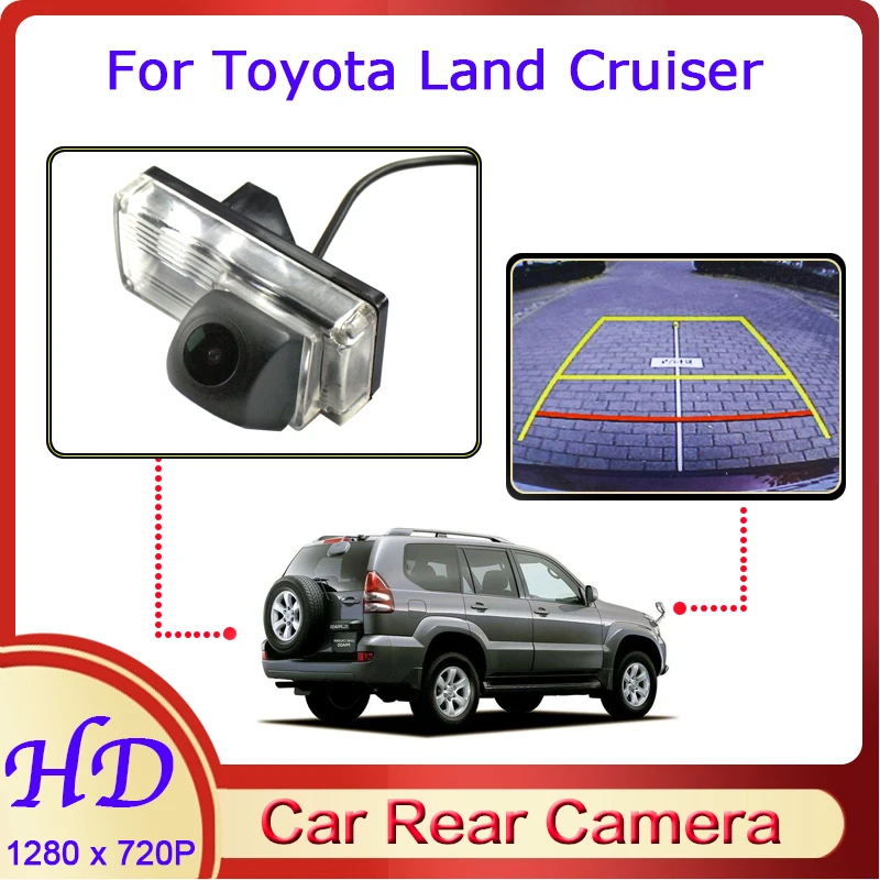 

Автомобильная камера заднего вида «рыбий глаз» для Toyota Land Cruiser J200 2008 ~ 2021, HD камера заднего вида с функцией ночного видения