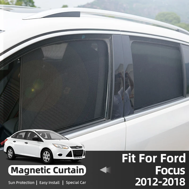 

For Ford Focus Sedan 2012-2018 Magnetic Car Side Window Sun Shade Windshield Sun Visor Sunshade Protection