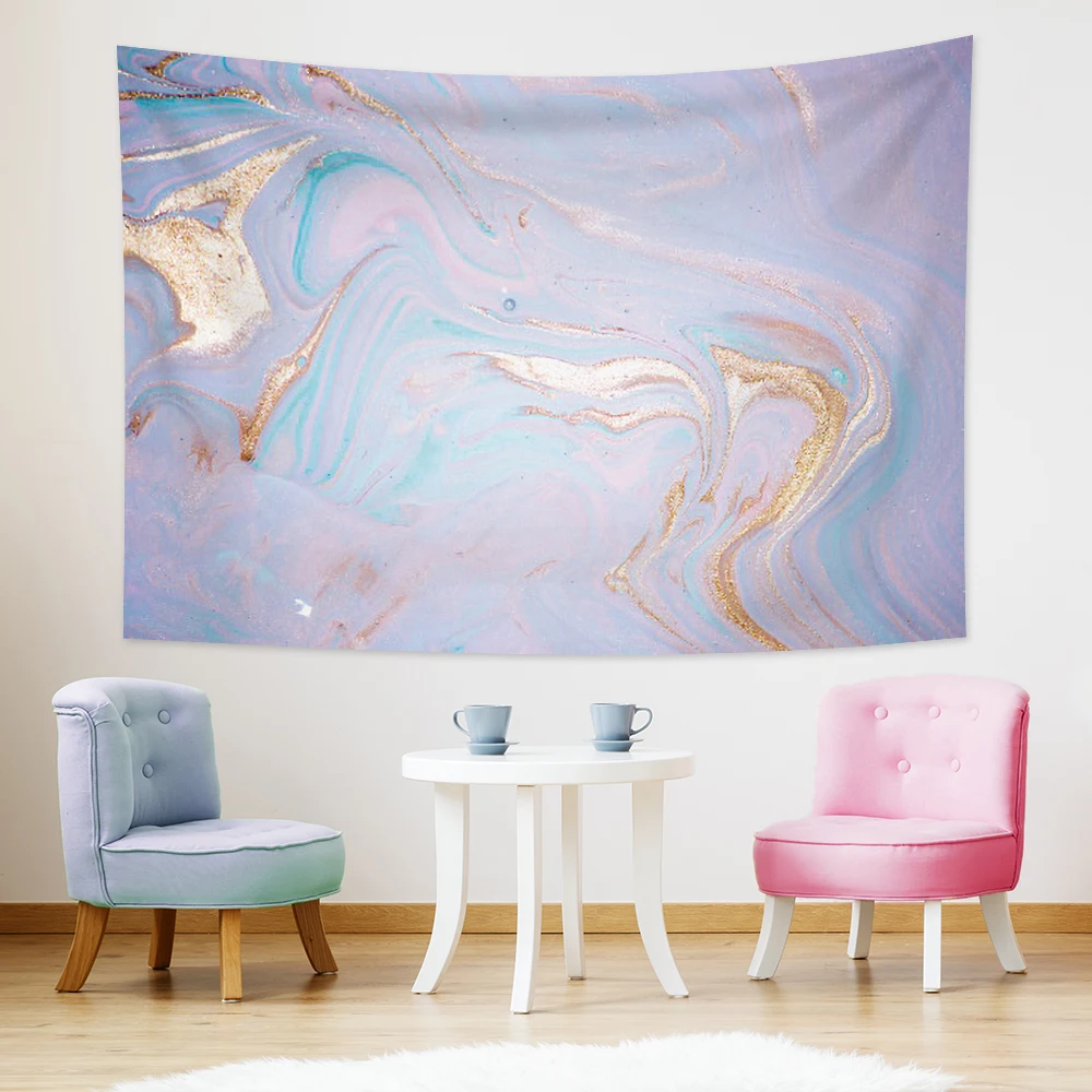 

Laeacco Abstract Art Ripple Tapestry Colorful Wall Hanging Psychedelic Home Decor Beach Towel Wall Cloth Fabric Carpet