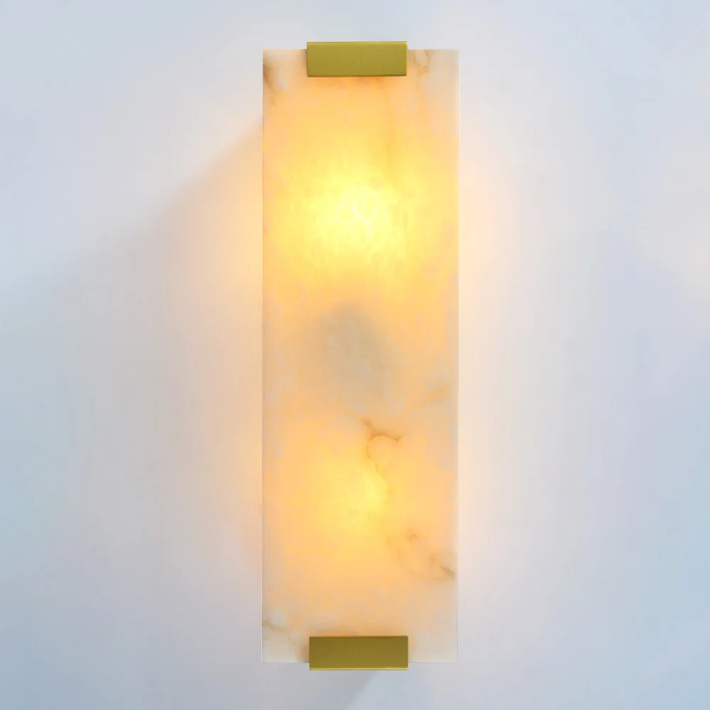 

Настенная лампа Zerouno из натурального мрамора, винтажный декоративный светильник в стиле ретро для дома, уникальные комнатные осветительные...