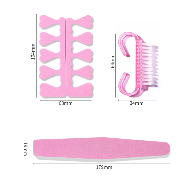 

Acrylic Nail Kit with UV Lamp & 6*15ML Polish GEL Nail Extension Set Manicure Tool Nail Beauty Accessory for DIY Makeup