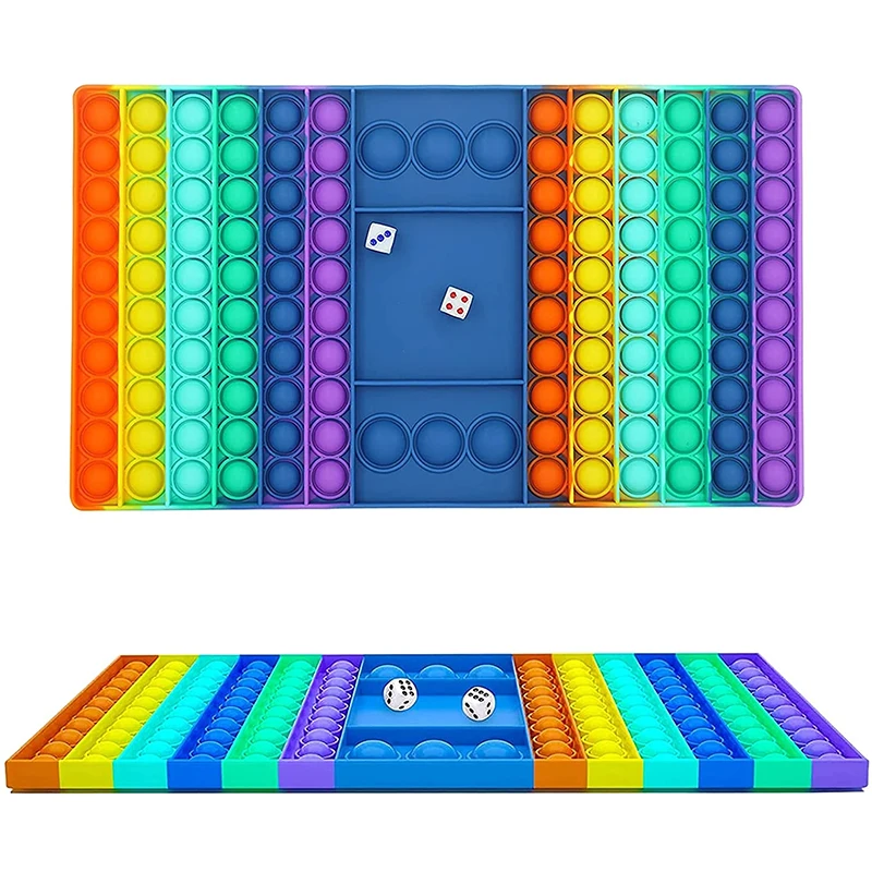 

Fidget Toys Simple Dimple Push It For Schoolbag Board Pendant Hot Adult Stress Relief Toy Family Table Board Games