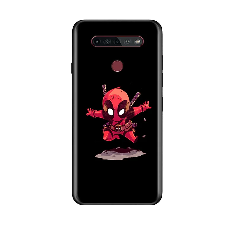

Marvel Avengers Super Hero Cartoons For LG K92 K71 K62 K61 K52 K51S K50S K42 K41S K40S K31 K30 K22 TPU Silicone Black Phone Case