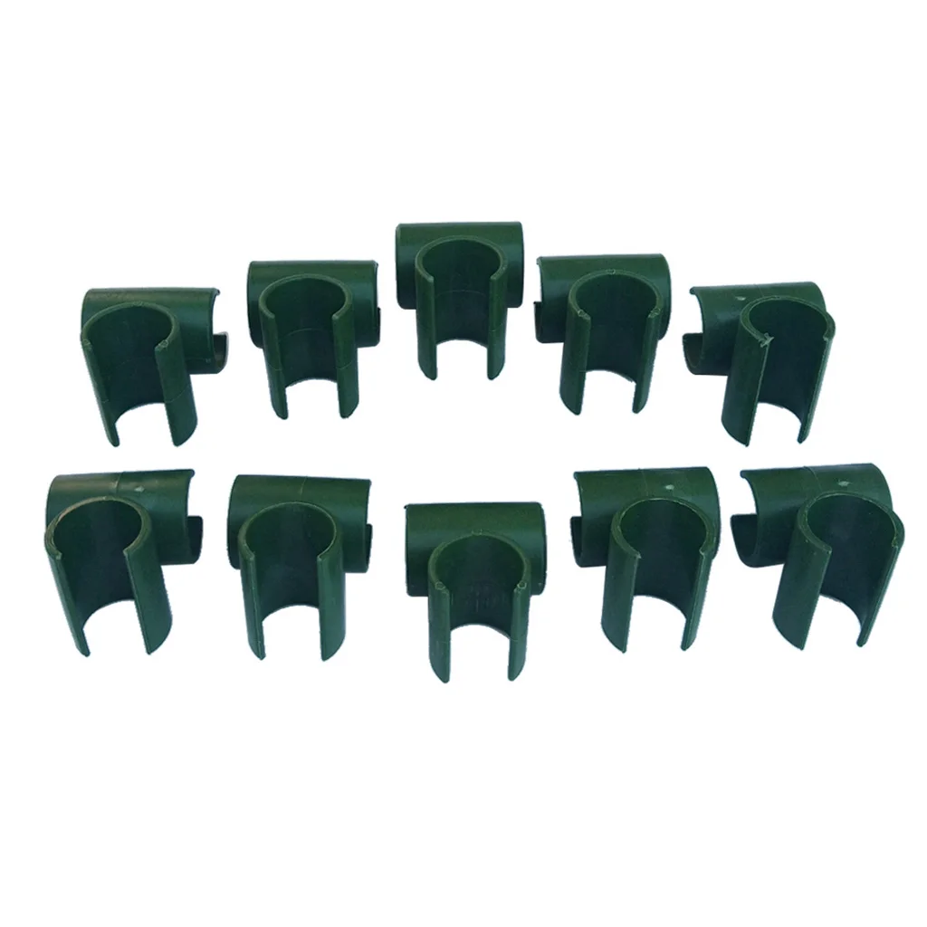 

10xGarden Adjustable Plant Cross Plastic Connector Climbing Vine Bracket Clip