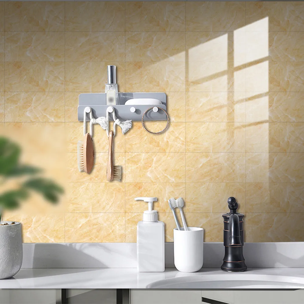 

Kitchen Wall Sticker Marble Pattern Tear Proof Thickened Tile Waterproof