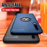 shockproof soft liquid silicone protective case for huawei honor 50 8a 9a 8x 9x p30 p40 pro p20 lite mate 20 30 ring back cover