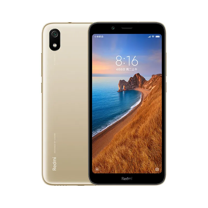 Gold Глобальный Встроенная память Xiaomi Redmi 7A 7 32 Гб Встроенная память 3 Гб оперативной памяти, Оперативная память смартфон 4000 мА/ч, Батарея 5,4" Snapdargon 439 Octa Core 13MP Камера - Цвет: Gold
