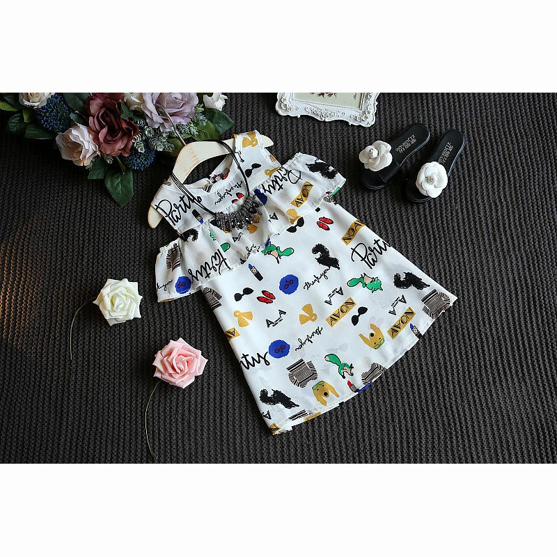 Осень 2019 модные детские платья с рюшами для девочек повседневная одежда высокое