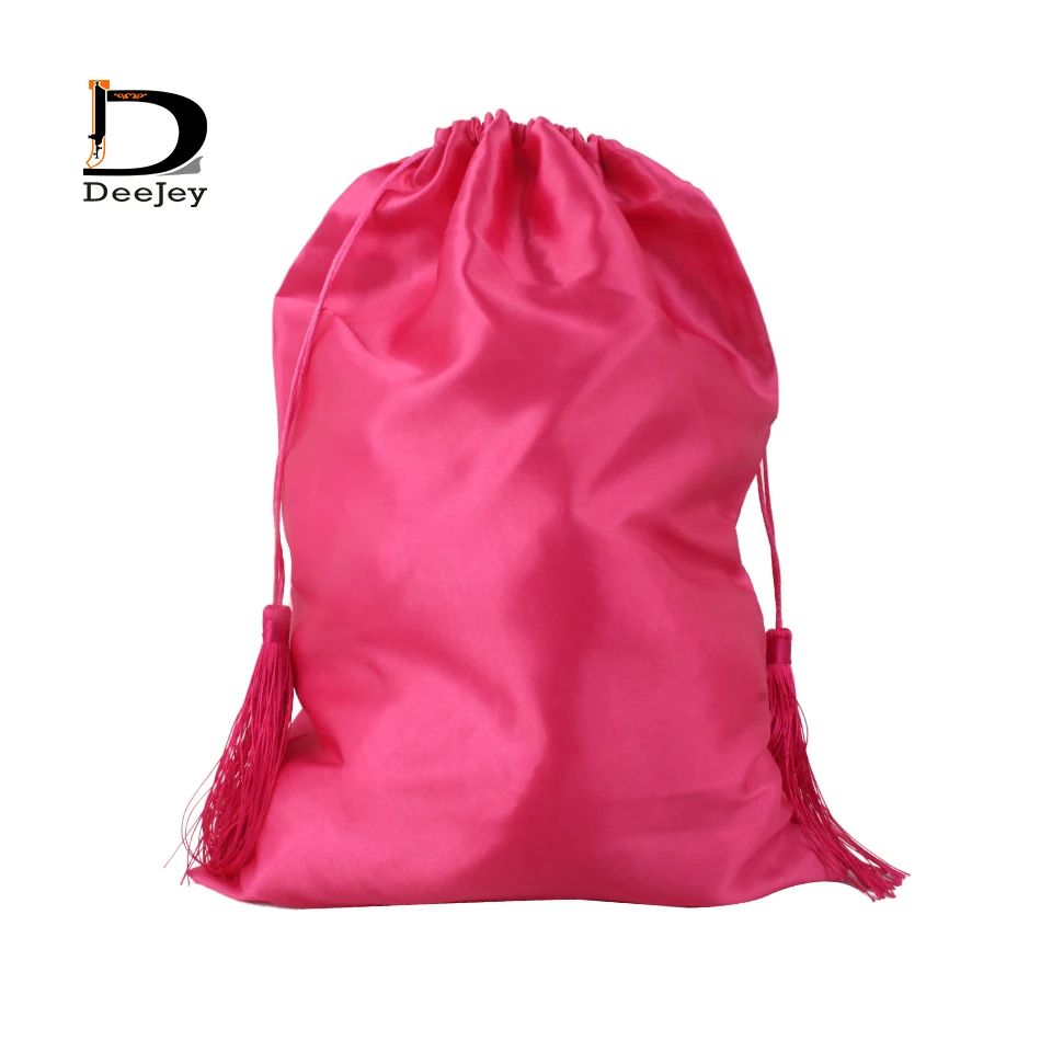 28x40 см Чистый Белый Розовый Черный натуральные волосы упаковка атласная шелковая