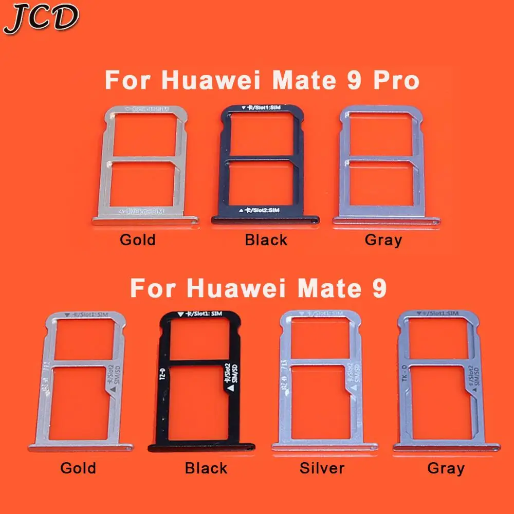 JCD лоток для SIM карты гнездо держатель адаптеры Huawei Mate9 Mate 9 Pro Sim Адаптеры