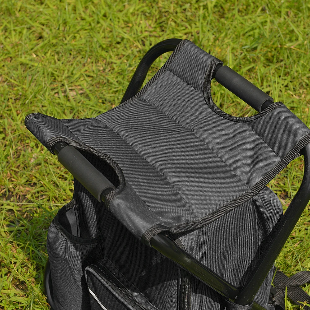 Outdoor Folding Camping Fishing Chair Sturdy Comfortable Stool Portable Backpack Seat Bag Economy | Спорт и развлечения